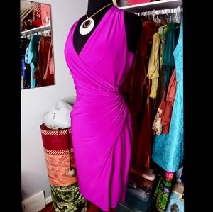 Sexy NWOT Magenta Wiggle Dress / Hourglass